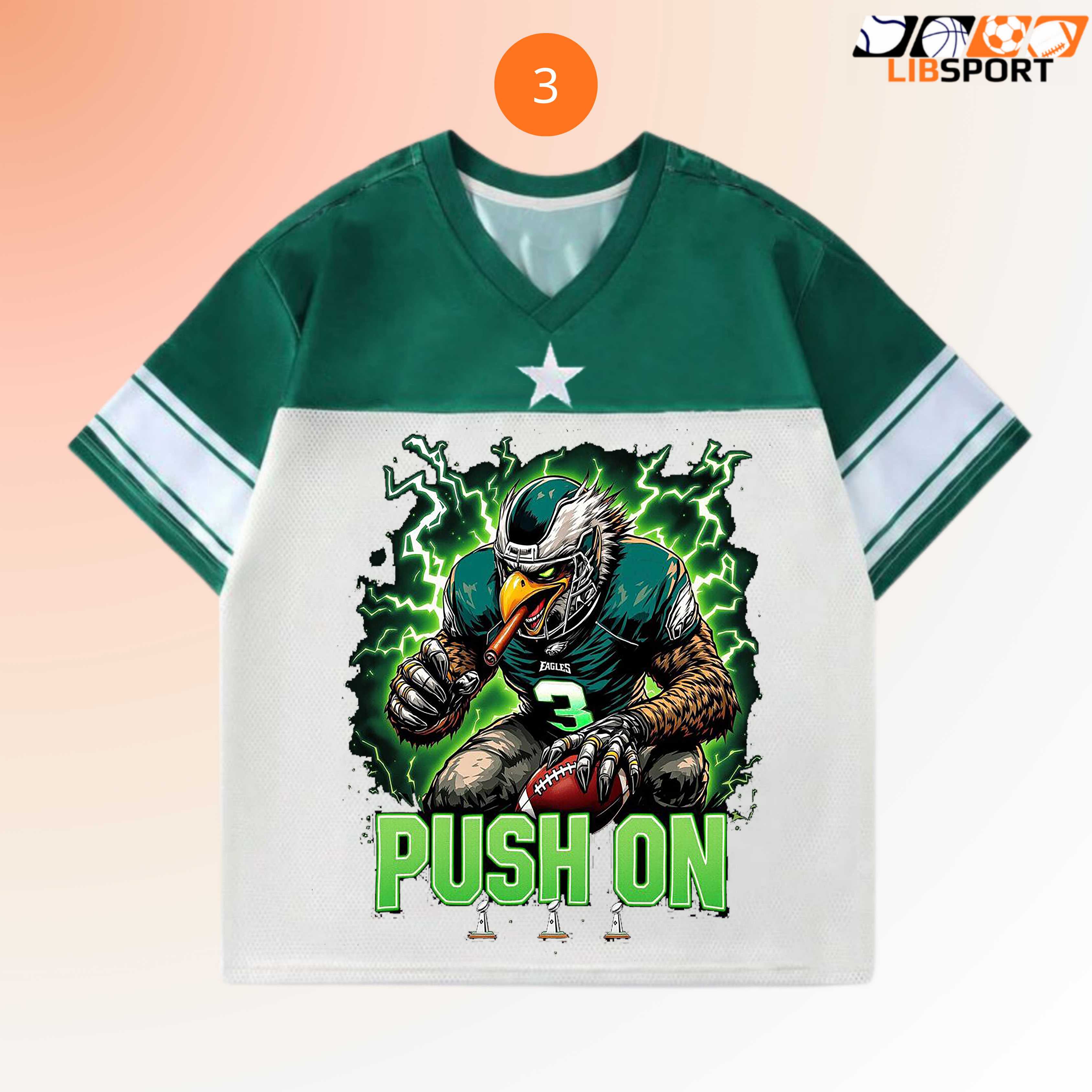 Eagles Team Jersey, Philadelphia Football Fan Gift, Unisex Streetwear